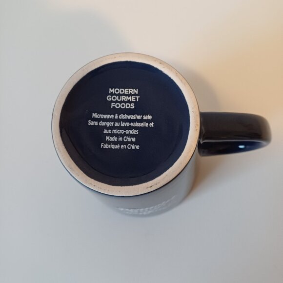 Dark blue Motivational Mug with English French Graphics - Picture 5 of 7